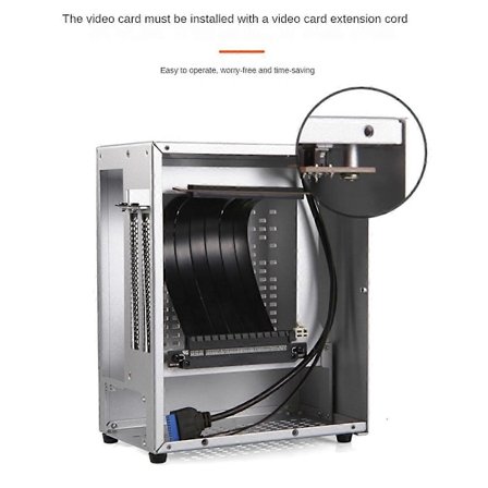 A07 Mini ITX Datamaskinkabinett Chassis HTPC Vertsveske USB3.0 ITX Kabinett Personlig Datamaskin Chassis Des