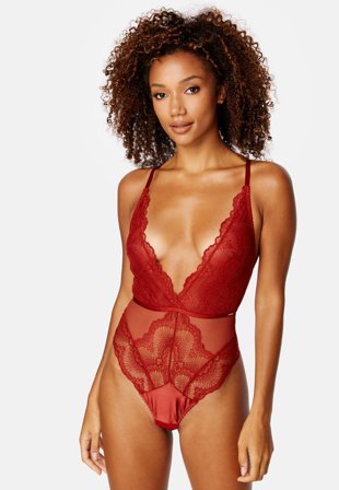 DORINA Jenner Bodysuit RD0018-Red Klær