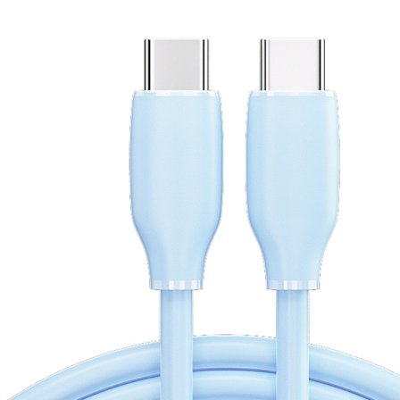 PD20W Silikon USB C till USB C Kabel USB C Laddarkabel Snabbladdning Power Delivery Kabel för Telefon Surfplatta Laptop