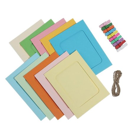 1 Sæt Papirramme Foto Ramme DIY Ramme