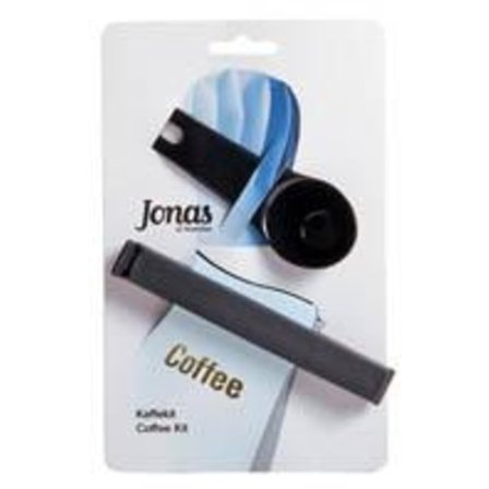 Kaffekit Kaffemått + påsförslutare svart Jonas of Sweden