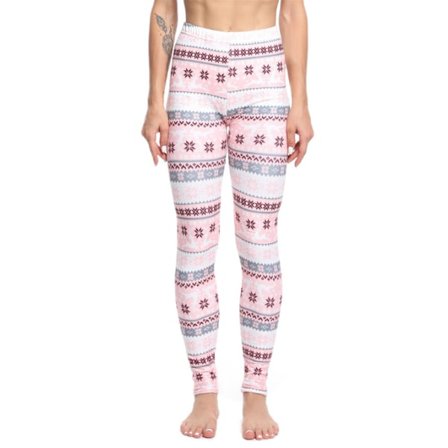 Stretchiga strumpbyxor för kvinnor för jul, Xmas Leggings