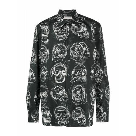 Alexander McQueen Shirt Sort, Herre Skjorter