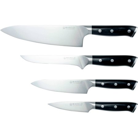 Mareld Knivsæt, 4 knive, sort | KitchenOne