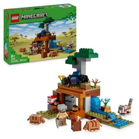 LEGO Minecraft 21269 Armadillo Mine Expedition - Byggsats för pojkar