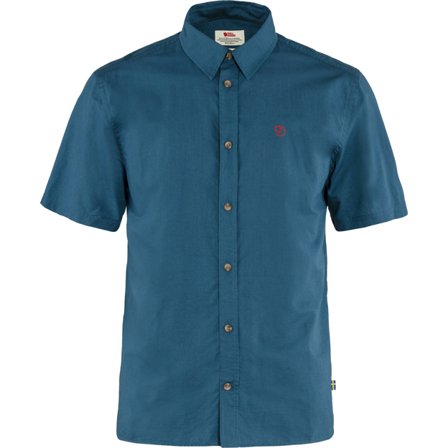 Fjällräven Övik Lite Skjorte SS S - male - Uncle Blue - Skjortes