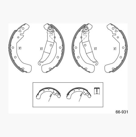 Biltema - Bremseskosett