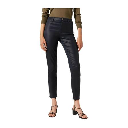 NAF NAF Leather Bukser Sort, Dame Læderbukser