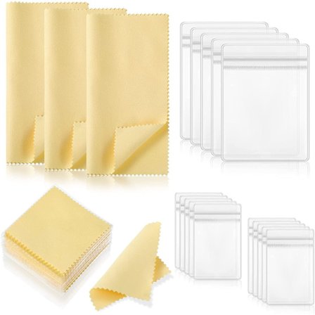 73 kpl korvakorut Korut säilytys Puhdistussarja läpinäkyvä muovi PVS haalistumaton korut säilytyspussi omakuva