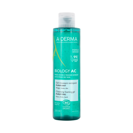 A-Derma Biology AC Gel Detergente Schiumogeno Purificante