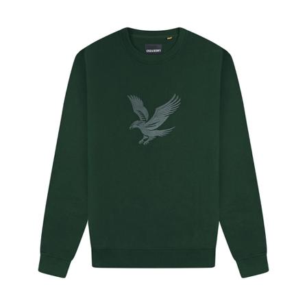 Lyle & Scott Embroidered Eagle Sweatshirt Grøn, Herre Sweatshirts