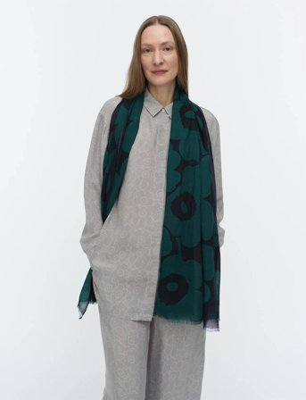 Marimekko Fiore Unikko - Green - ONE SIZE