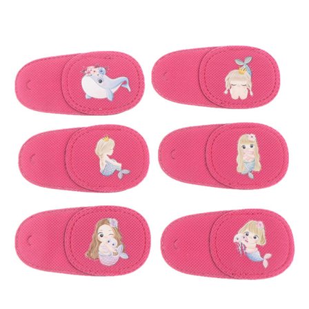 6 kpl Amblyopia silmälappu silmälaseille lapsille aikuisille laiskat silmälaput Pony Right Eye Mermaid Right Eye—PA