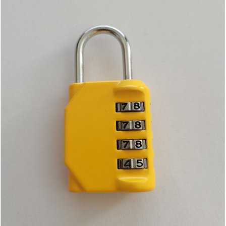 Bagasjekombinasjonshengelås mini metall 4-sifret gymskaplås studentbolig tegneserie liten lås