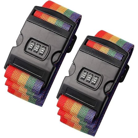 2-pack resväskeband, packningsbälte resväskeband för din flygresa