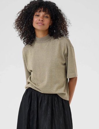 Kaffe Karegina Turtleneck Pullover - Beige - L