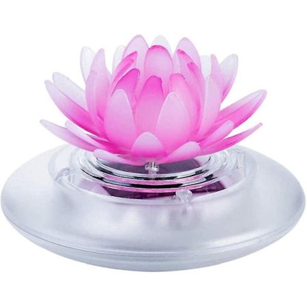 Flytende Lampe for Basseng Vanntett Basseng Dam Flytende Lampe Lotus Solcellelamper For Basseng Dam Hagedekorasjon Utendørs Hageartikler Dekorasjon 