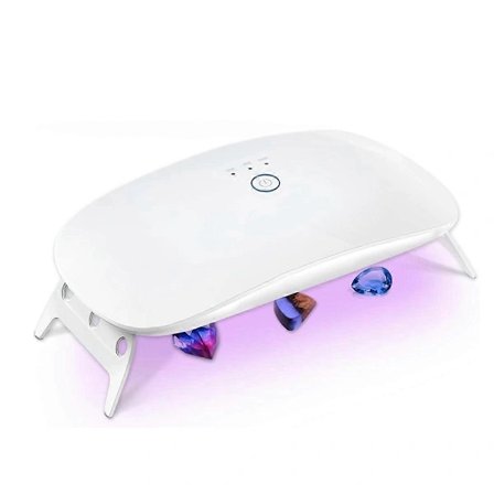 【PP】UV-lampe for resin, sammenleggbar UV-resinlampe, bærbar og hurtigherdende UV-lampe med høyere effekt, tilbehør for