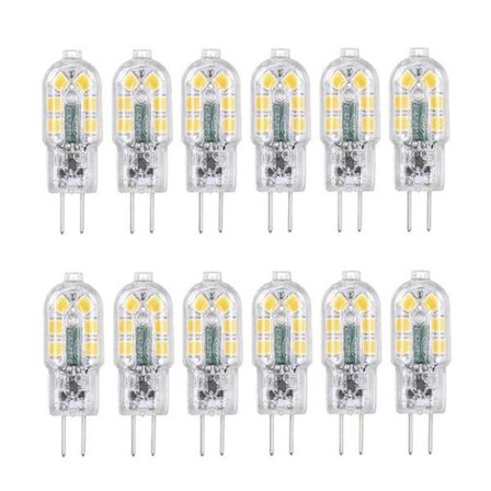 Tomshine G4 LED-lampor 12-pack Varmvit