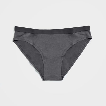 Tencel Lyocell Bikini Botten För Kvinnor, 2-pack I Kolgrått, Stor