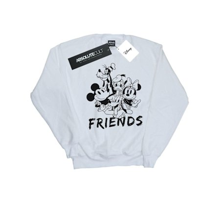 Disney Dam/Kvinnor Mickey Mouse Och Vänner Sweatshirt XXL Vit