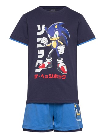 Sonic Tshirt + Short - Blue - 98