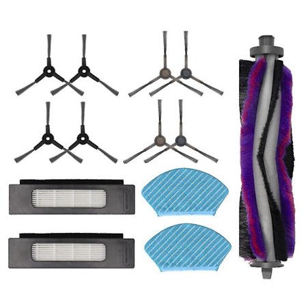 13 stk. For M7/ I10/ M71cn / M7pro /m7max Støvsuger Hovedbørste Sidebørste Hepa Filter Moppeklut