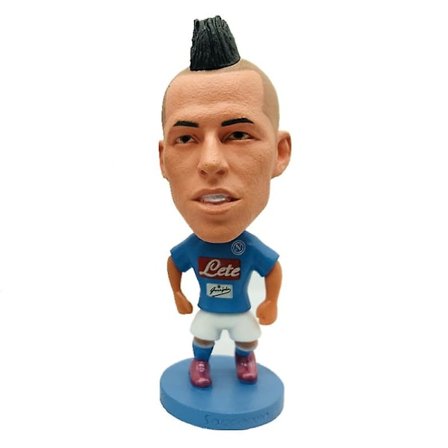 6,5 cm høj fodbolddukke Antoine Griezmann-figur med langt hår, 2,55"