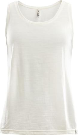 Aclima LightWool Singlet Woman Women short-sleeved sweaters White XL