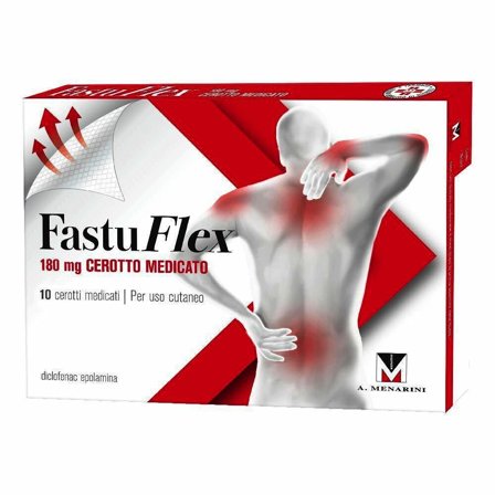 Fastuflex 10 Cerotti Medicati 180mg