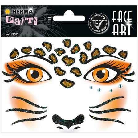 HERMA Face Art Stickers Luipaard