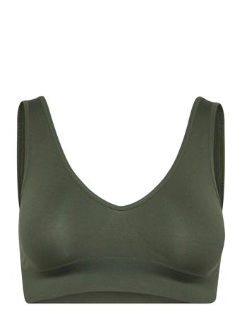 Lucia Bra Top Widestraps Solid Green Missya