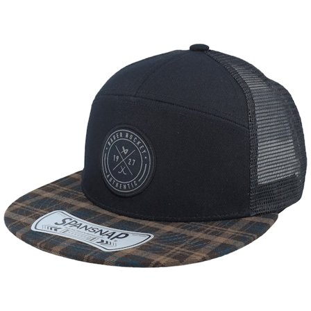 Bauer - Noir Casquette - Kids Flannel Black Trucker @ Hatstore