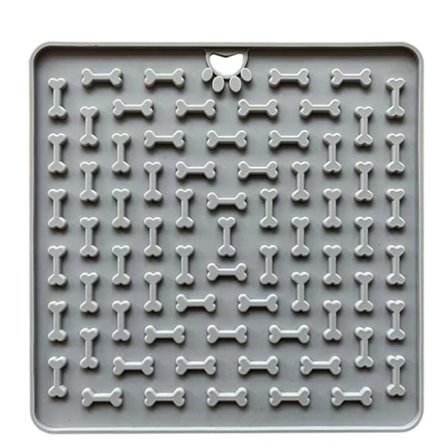 Slikkematte Hund, Slikkematte Hund med Sterk Sugekopp 18.5*18.5cm