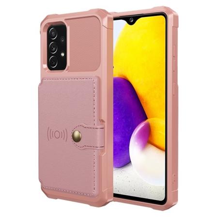 Samsung Galaxy A13 4G - Skal med Kortfack Roséguld