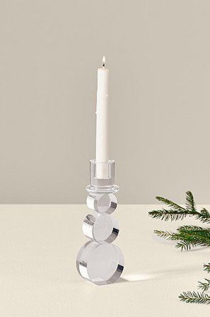 Jotex - Lysestage Gennemsigtig - OLOF - Køb Julepynt hos Jotex