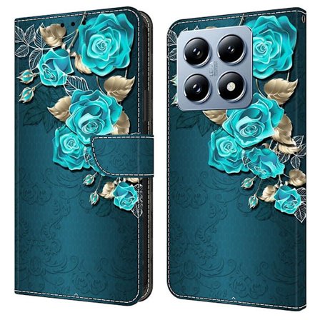 Wonderland Xiaomi 14T Pro fodral -Blå Ros