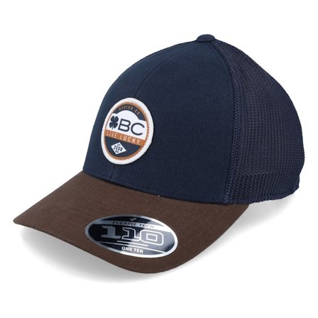 Black Clover - Blå trucker Keps - Leroy Navy/Brown/Navy Mesh/Hd Print Patch Trucker @ Hatstore