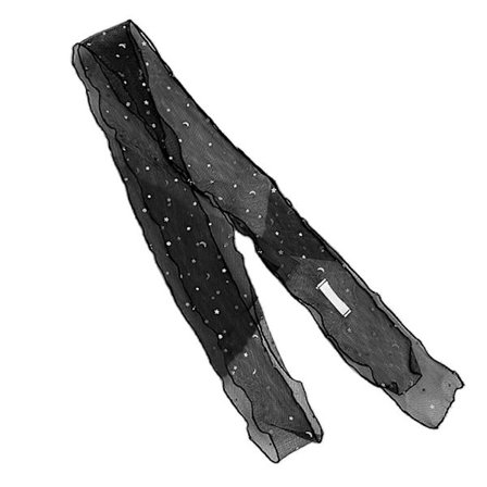 90'er Silketørklæde Blødt & Behageligt Tørklæde Smalt Halstørklæde Moderigtigt Langt Halstørklæde til Trendy Kvinder Dame Piger[D]