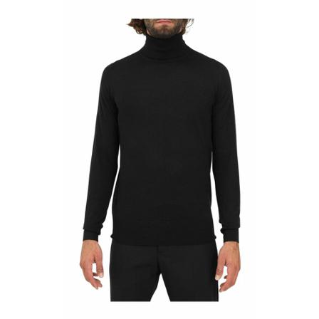 Patrizia Pepe, Turtleneck Zwart, Heren, Maat:S