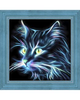 Diamond painting Katze