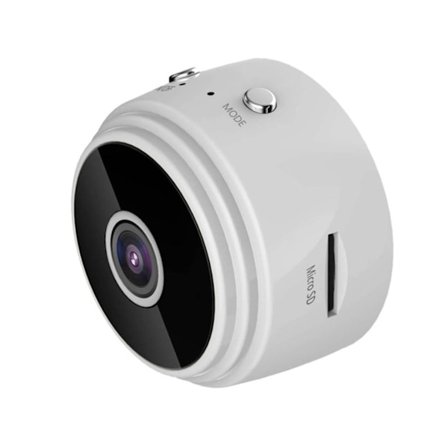 Trådlös Wifi-kamera 1080P HD-kamera med mörkerseendefunktion Vit YEMAESRE