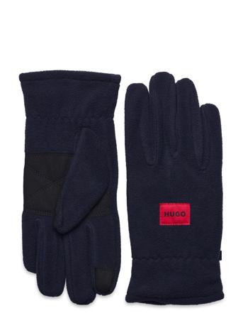Lacko-Fl Designers Gloves Finger Gloves Navy HUGO