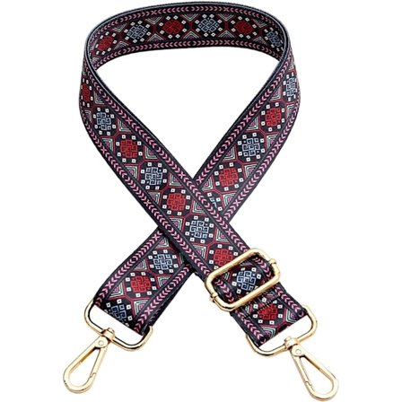 Justerbar axelrem, utbytbar midjerem, bred axelremsväska C