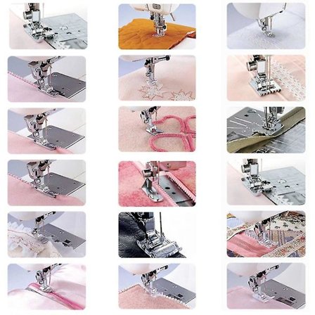 Symaskine Trykfodssæt 42 Dele