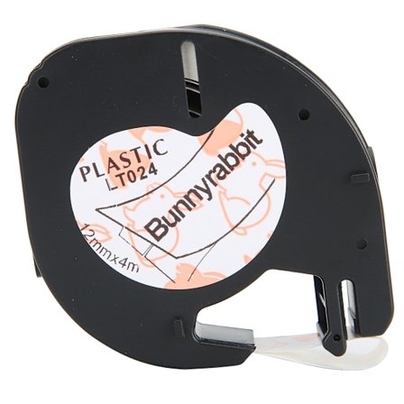 Termisk papiretikettbånd søt kanin-type etikettmaskin klistremerke for Dymo 12mm