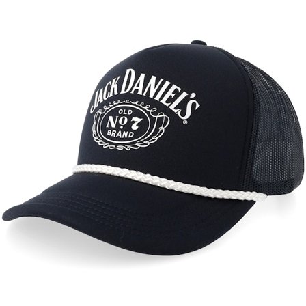 American Needle - Foamy Roscoe Jack Daniel ́s Black Trucker Trucker Black Cap - @ Hatstore