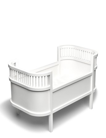 Smallstuff | Rosaline Doll Bed, White | 53X 28X 35CM