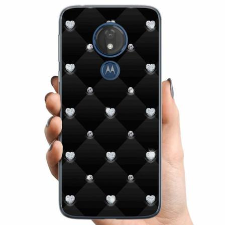 Motorola Moto G7 Power Tpu Mobilskal Diamant Hjärta