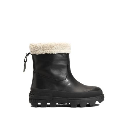 Moncler, Moscova Ankle Boots Zwart, Dames, Maat:38 EU